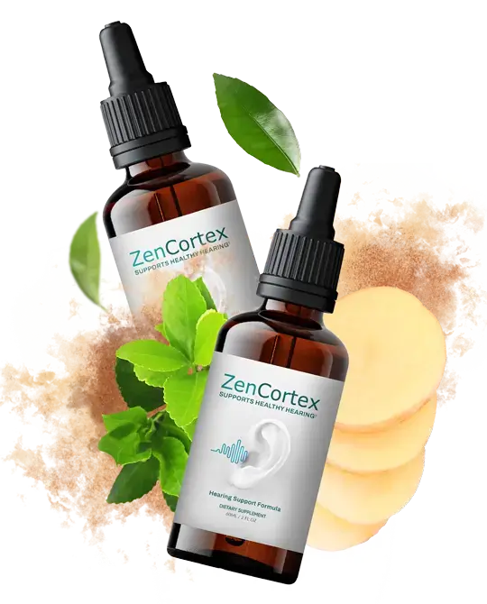 Zencortex Two Bottles with plant leaf